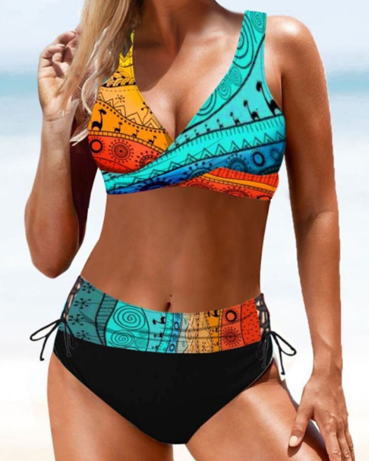 Eva | Bikini Coloré et Joyeux