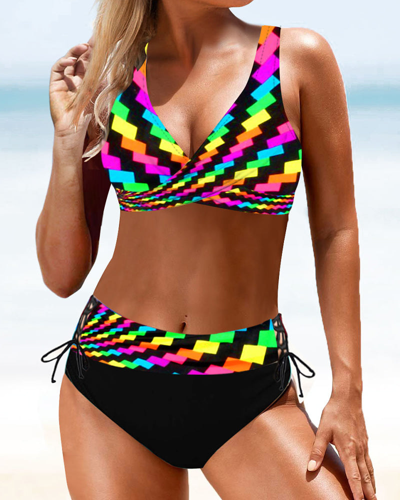 Eva | Bikini Coloré et Joyeux