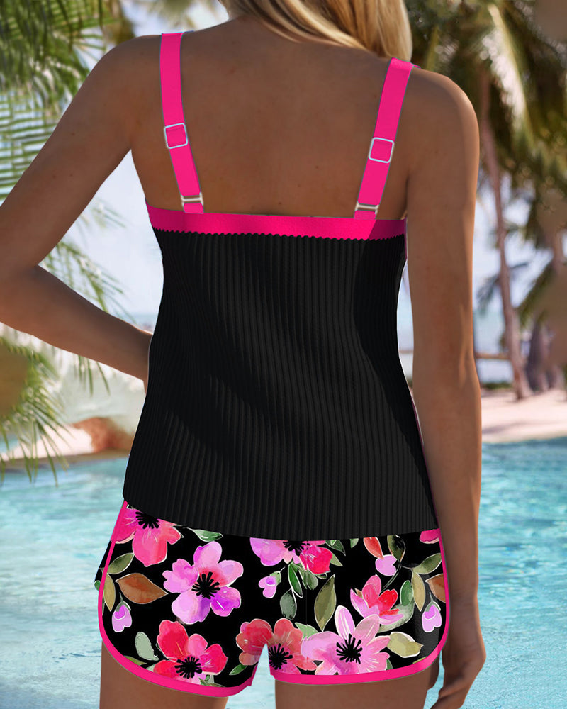 Laluna | Ensemble Tankini Élégant en Deux Pièces