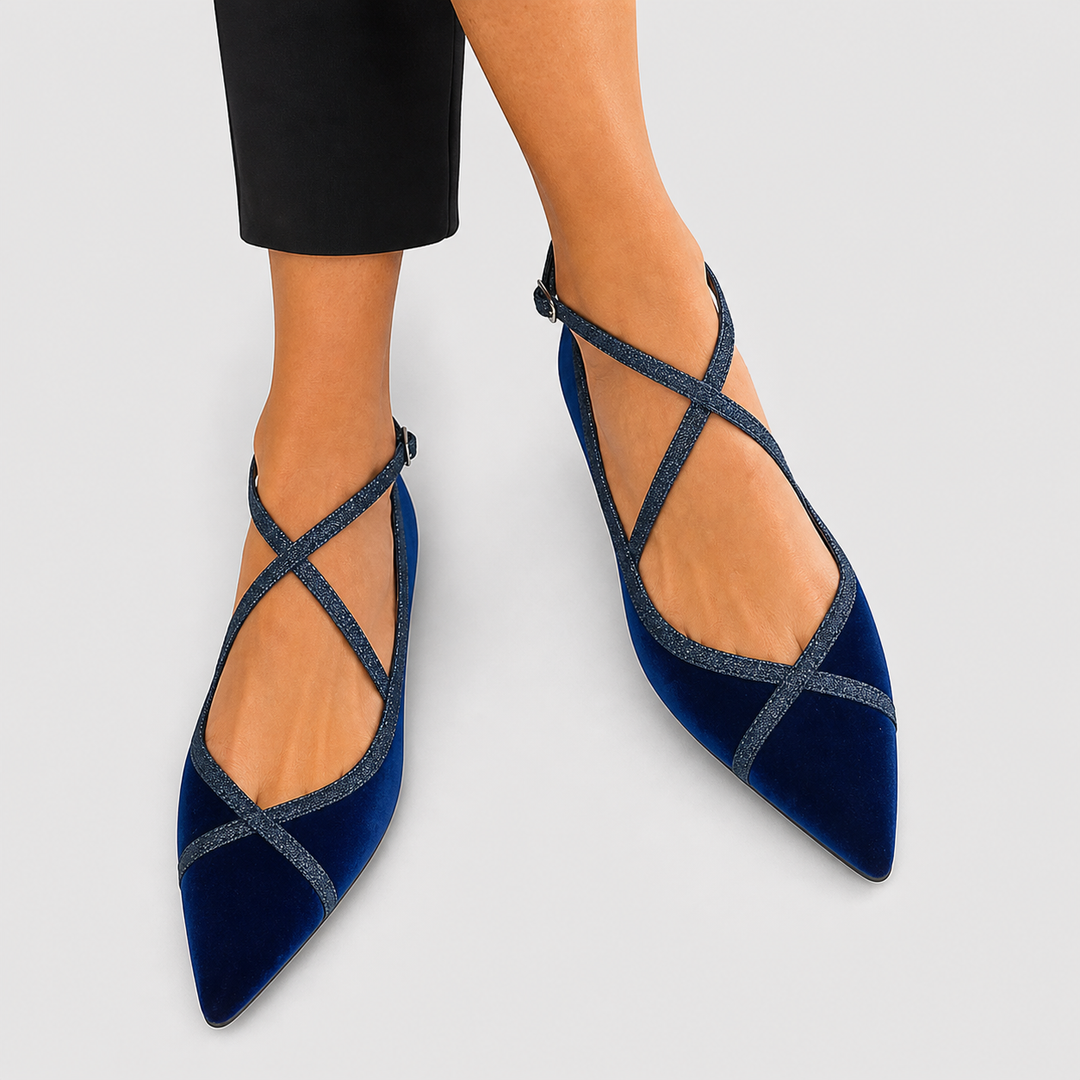 Noëlle | Mocassins Chic Bleu Marine