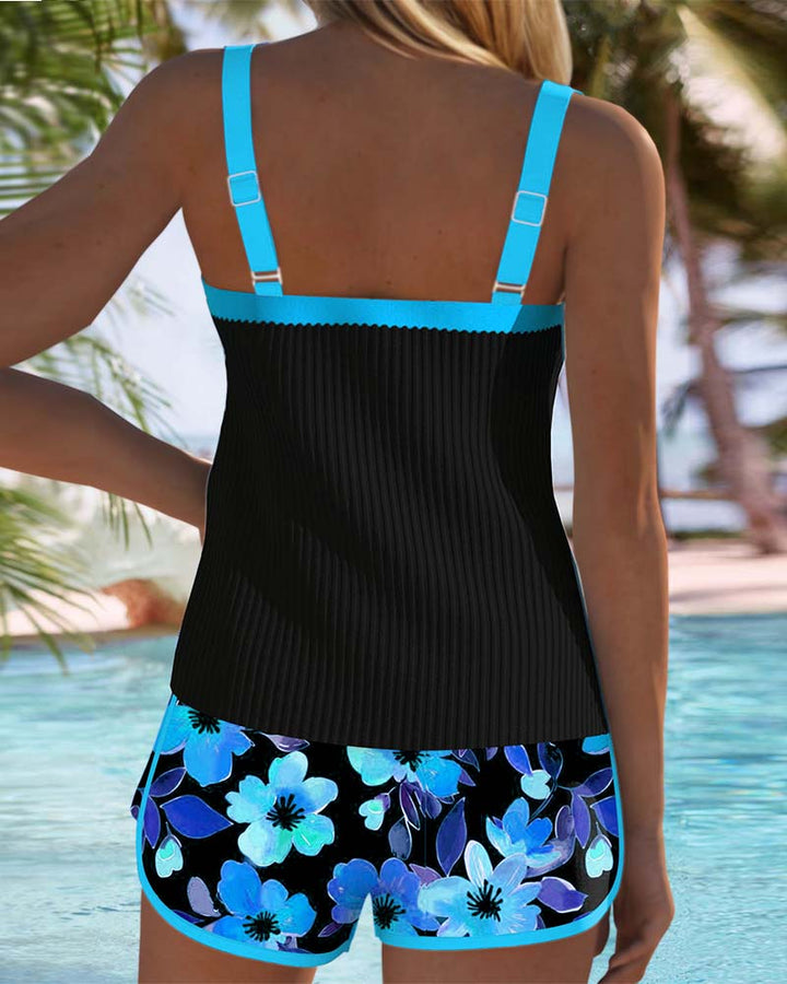 Laluna | Ensemble Tankini Élégant en Deux Pièces