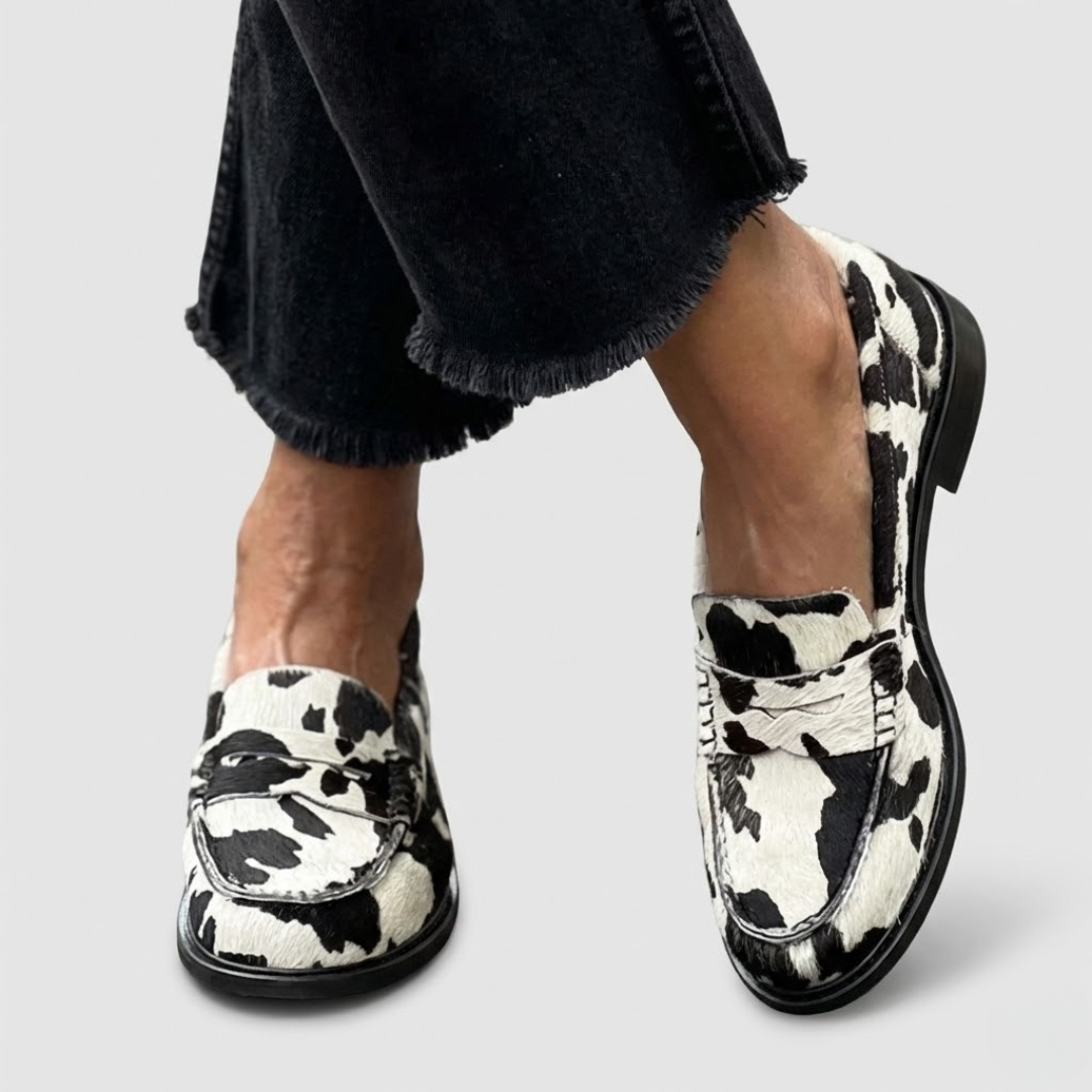 Veerle™ | Mocassin Zèbre