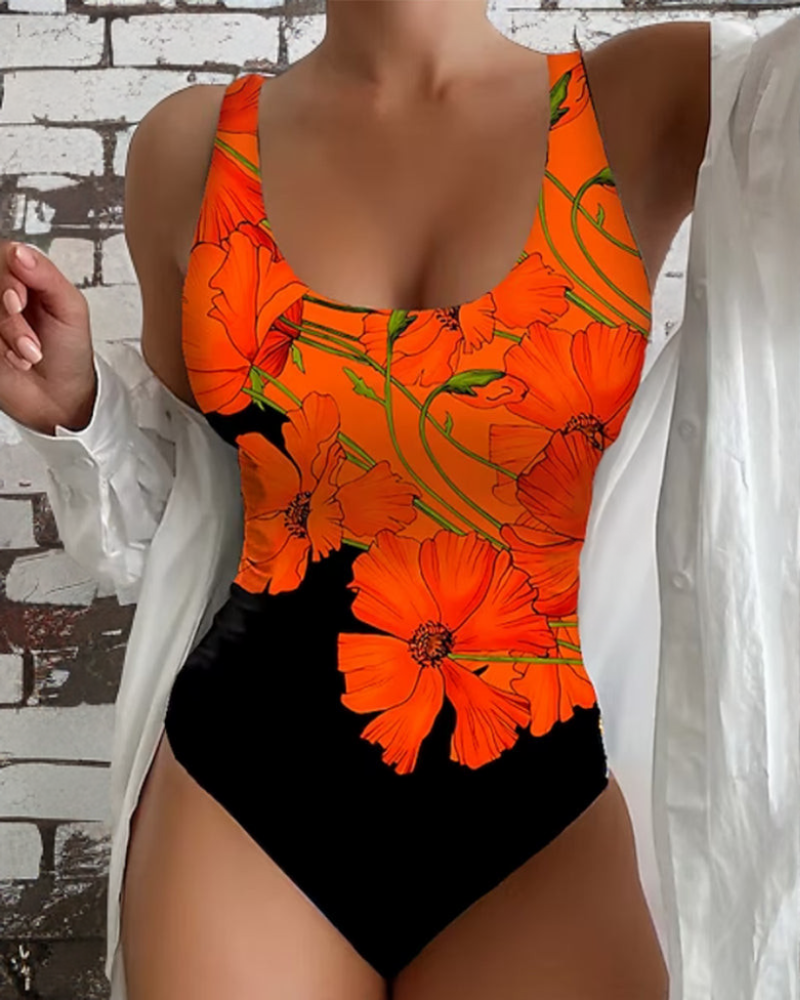 Lucy | Maillot de Bain Élégant Une Pièce avec Imprimé Floral