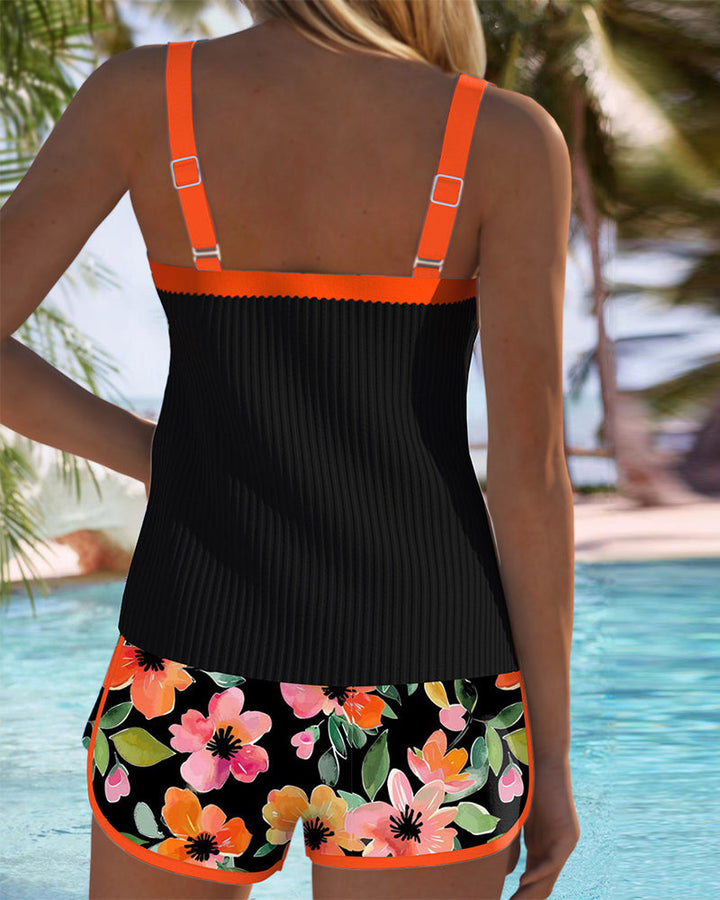 Laluna | Ensemble Tankini Élégant en Deux Pièces