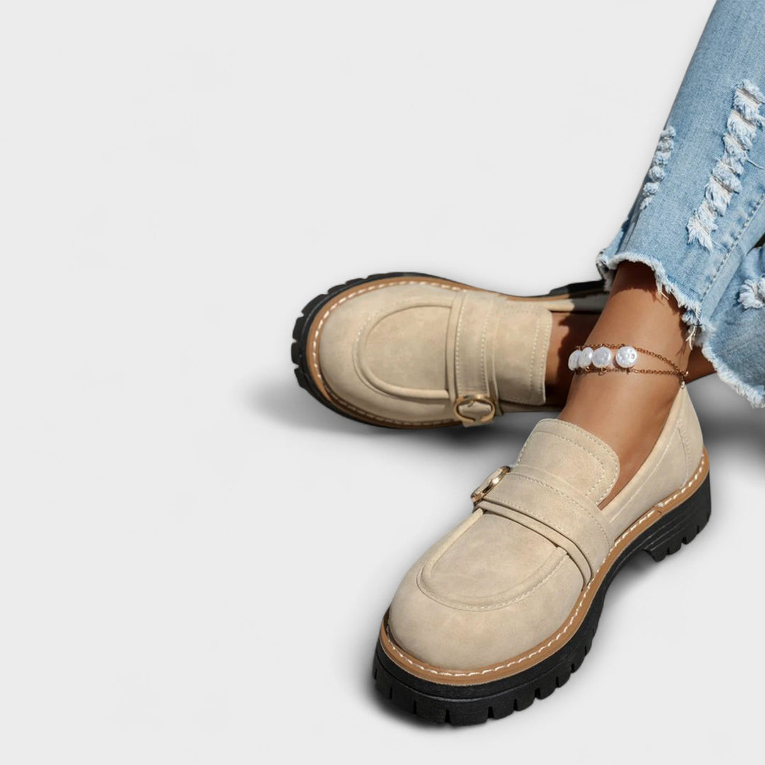 Lora | Mocassins Casual à Bout Ronde