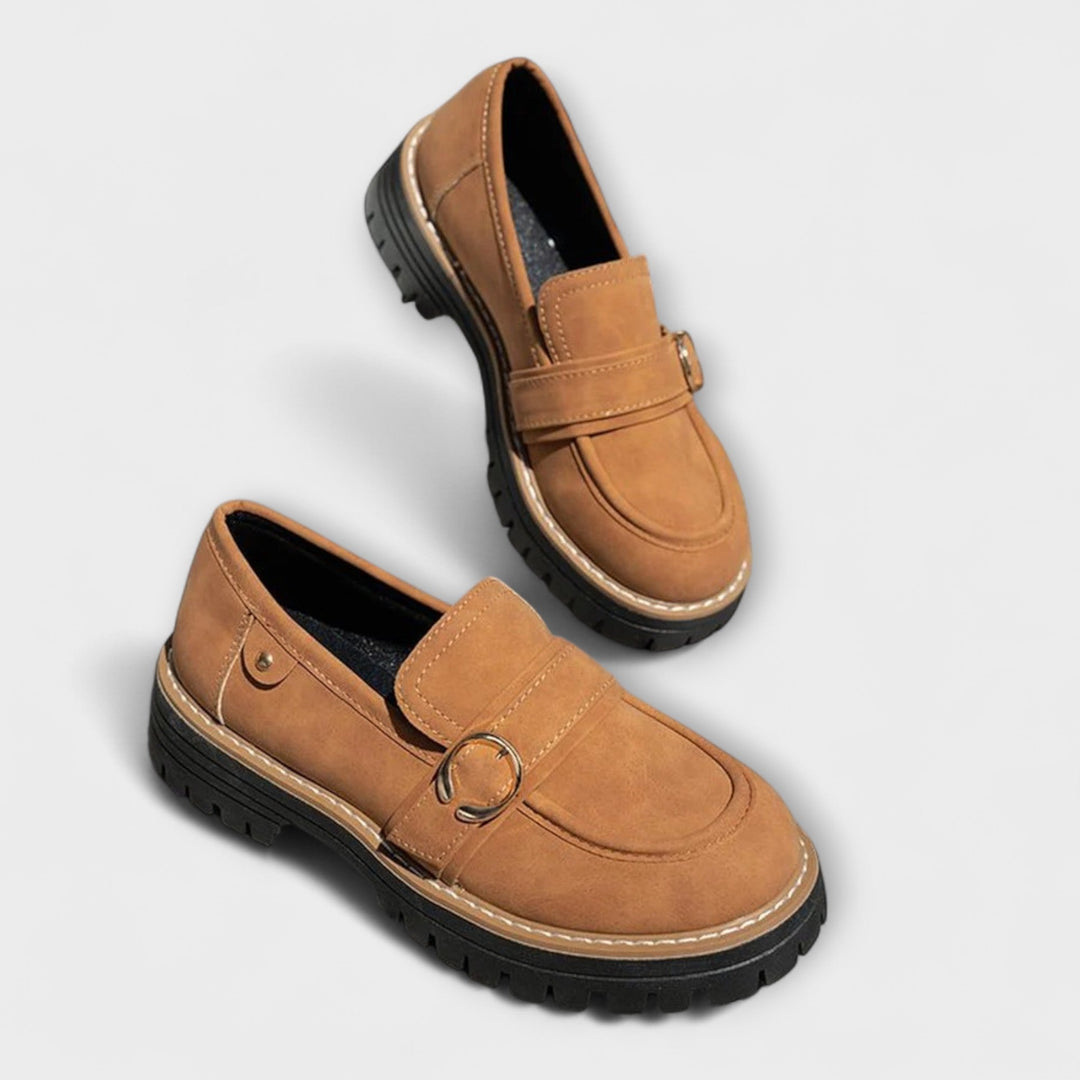 Lora | Mocassins Casual à Bout Ronde