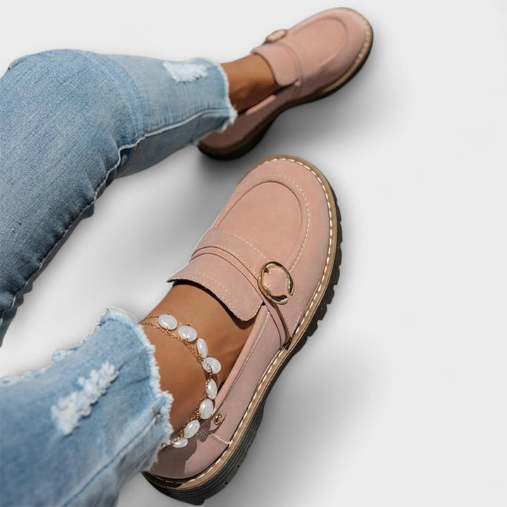 Lora | Mocassins Casual à Bout Ronde