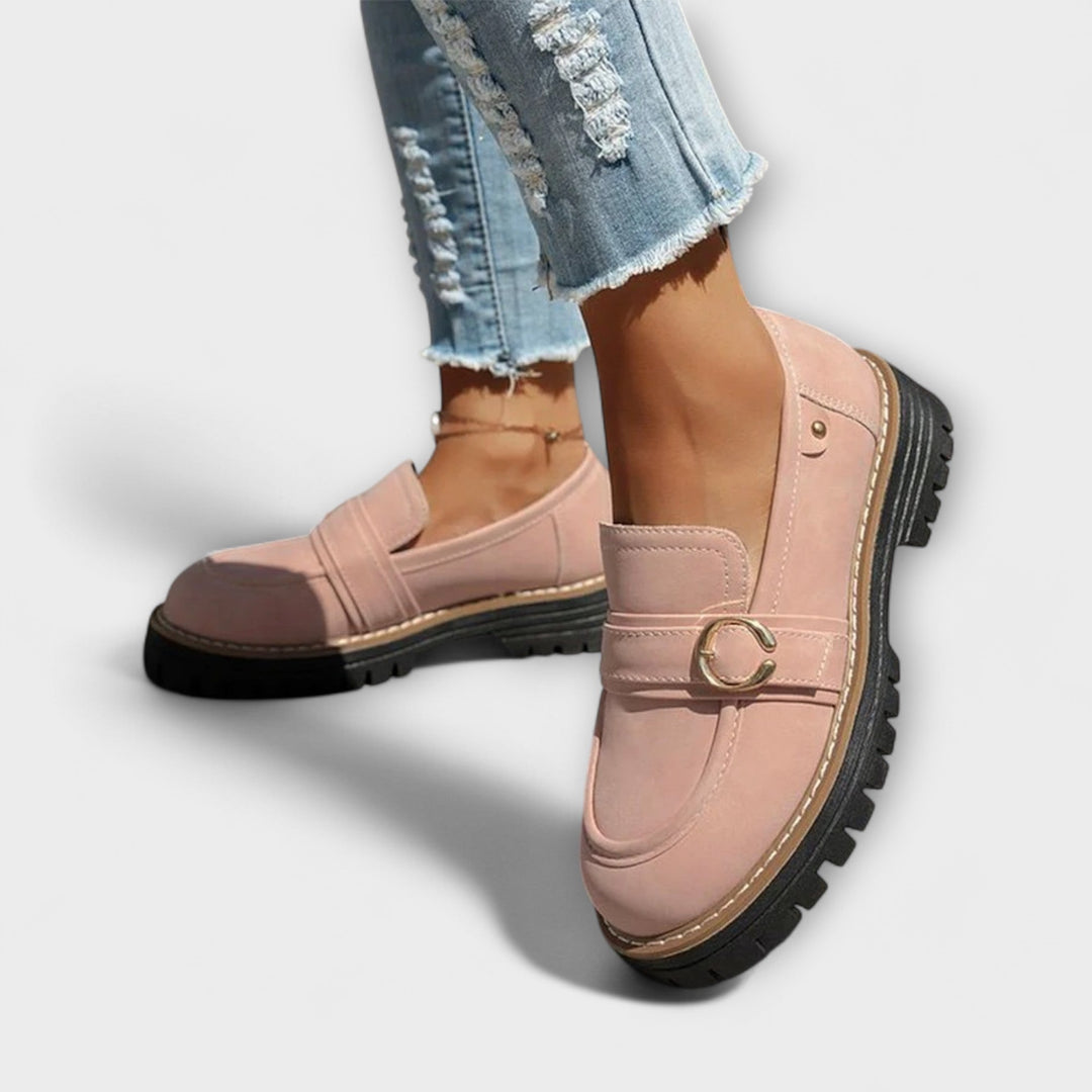 Lora | Mocassins Casual à Bout Ronde
