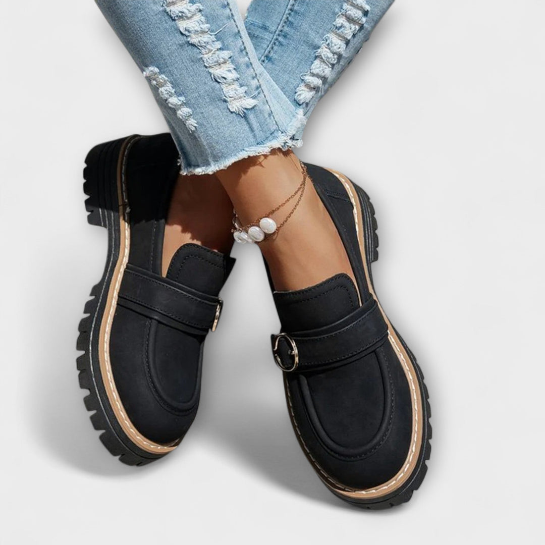 Lora | Mocassins Casual à Bout Ronde