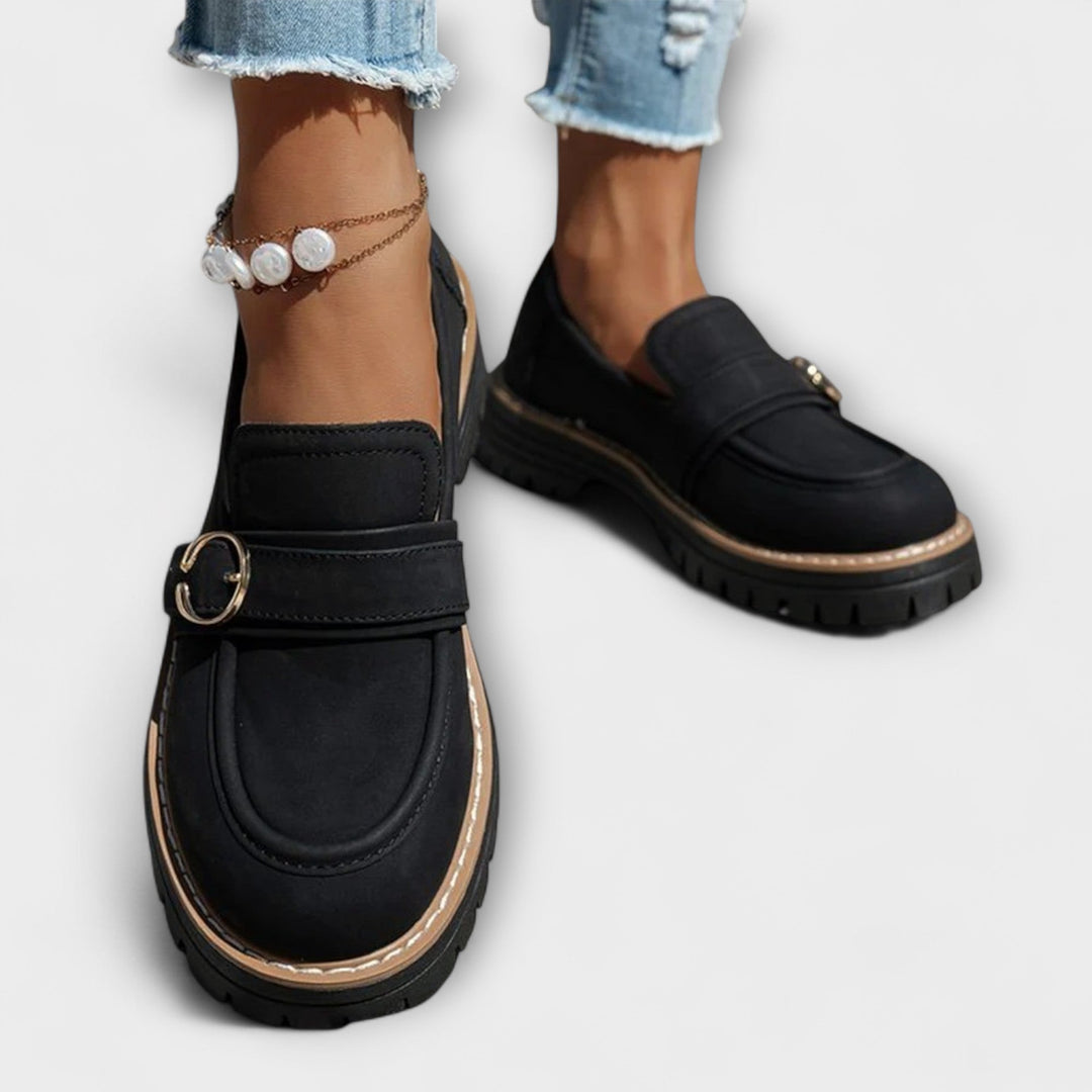 Lora | Mocassins Casual à Bout Ronde