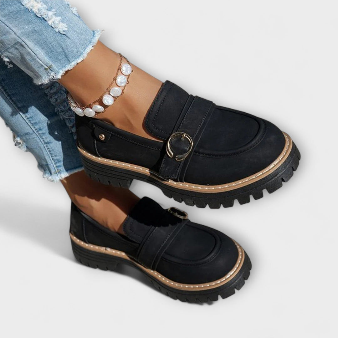 Lora | Mocassins Casual à Bout Ronde