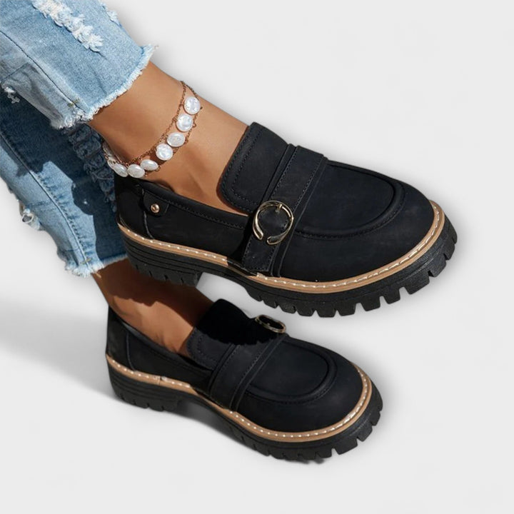 Lora | Mocassins Casual à Bout Ronde
