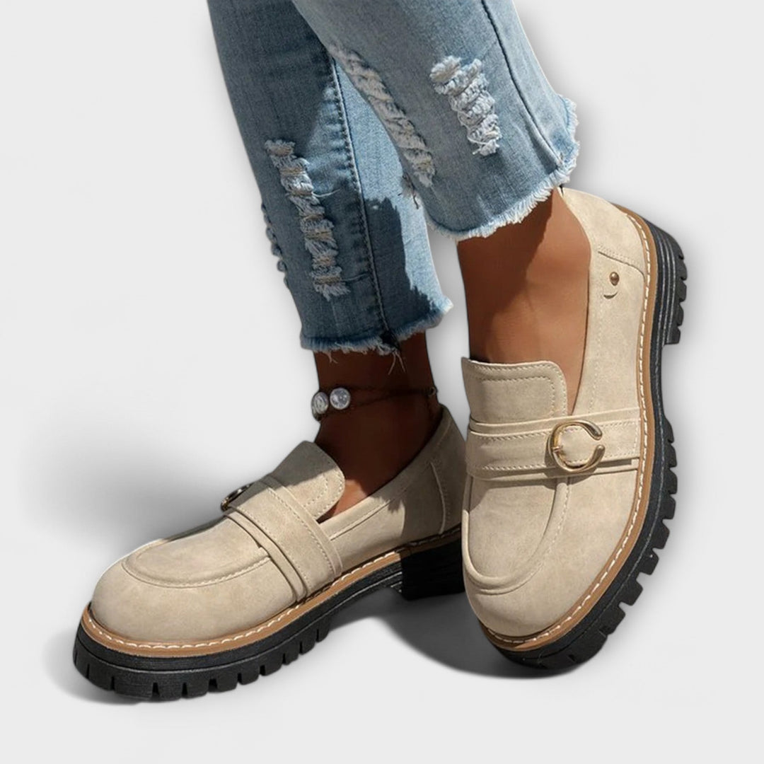 Lora | Mocassins Casual à Bout Ronde