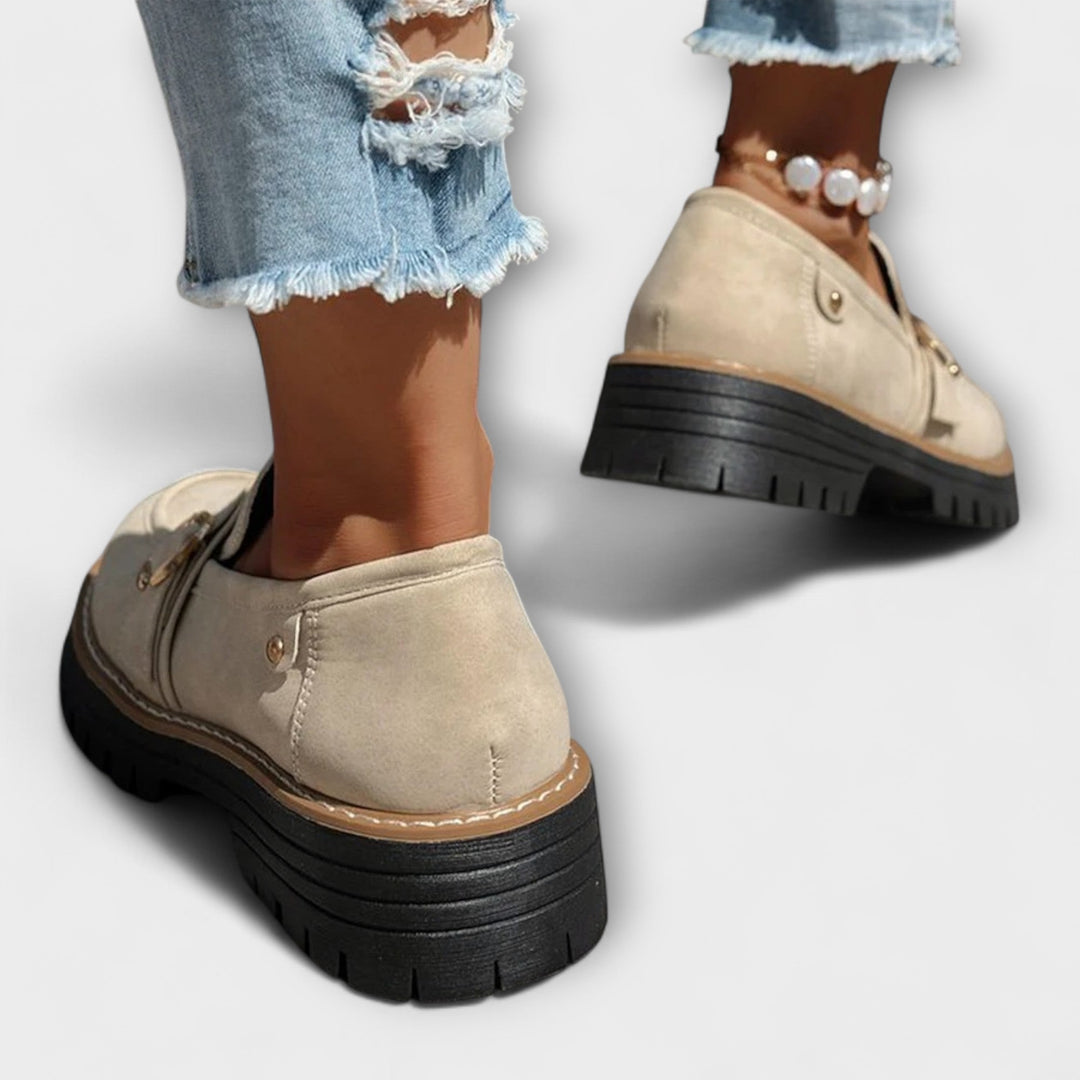 Lora | Mocassins Casual à Bout Ronde