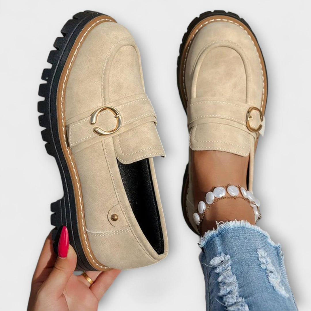 Lora | Mocassins Casual à Bout Ronde