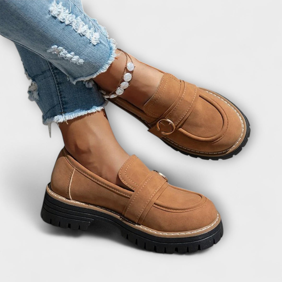 Lora | Mocassins Casual à Bout Ronde