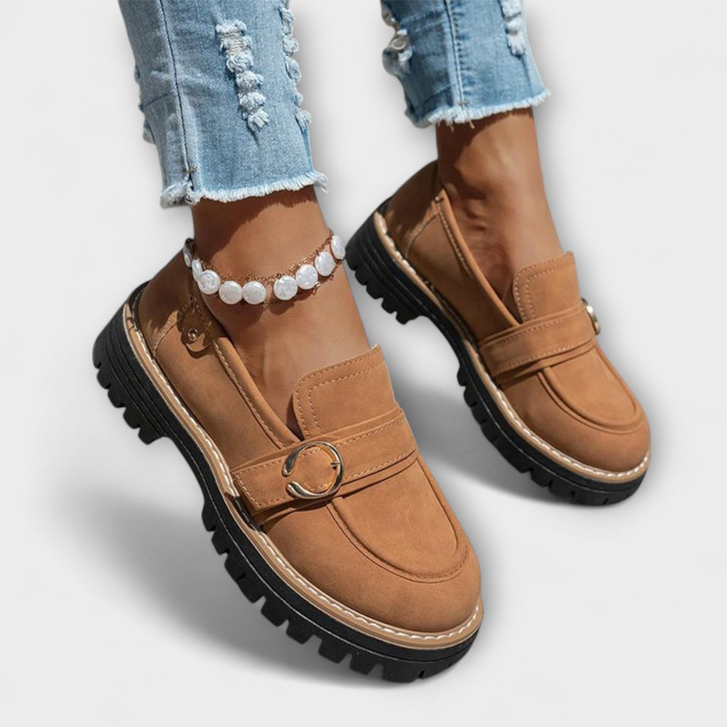 Lora | Mocassins Casual à Bout Ronde