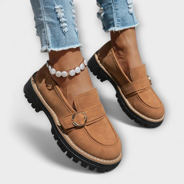 Lora | Mocassins Casual à Bout Ronde